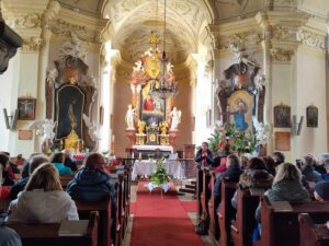 barocke Pfarrkirche von Schloss Rosenau (3924, Bezirk Zwettl)