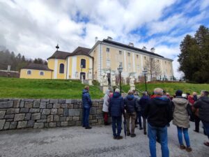 Gruppenführung in Schloss Rosenau im Waldviertel (NÖ, Österreich)